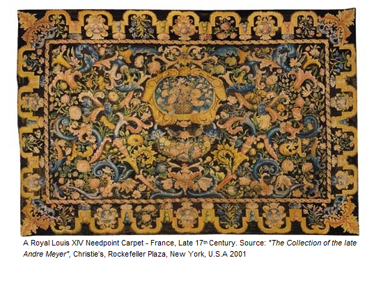 A Royal Louis XIV Needpoint Carpet